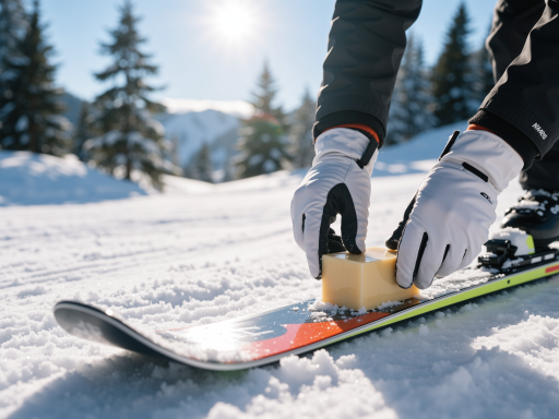 初学者在平缓雪道上练习基本动作,教练在一旁指导,阳光明媚